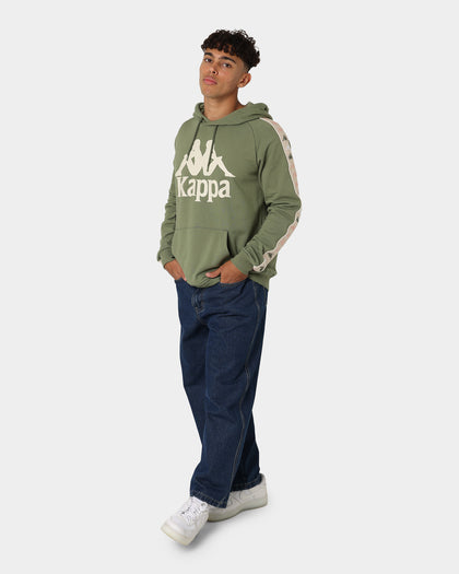 Kappa 222 Banda Hurtado 4 Hoodie Green Loden/Beige
