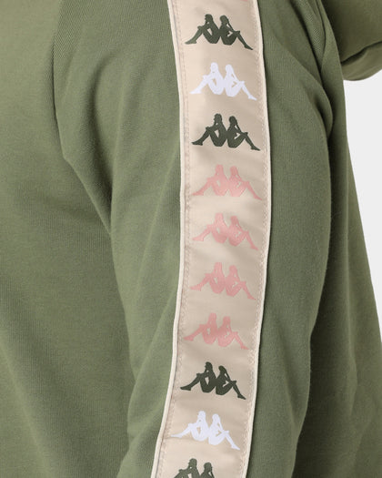 Kappa 222 Banda Hurtado 4 Hoodie Green Loden/Beige
