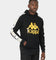 Kappa 222 Banda Hurtadof Hoodie Black/Grey Vapo
