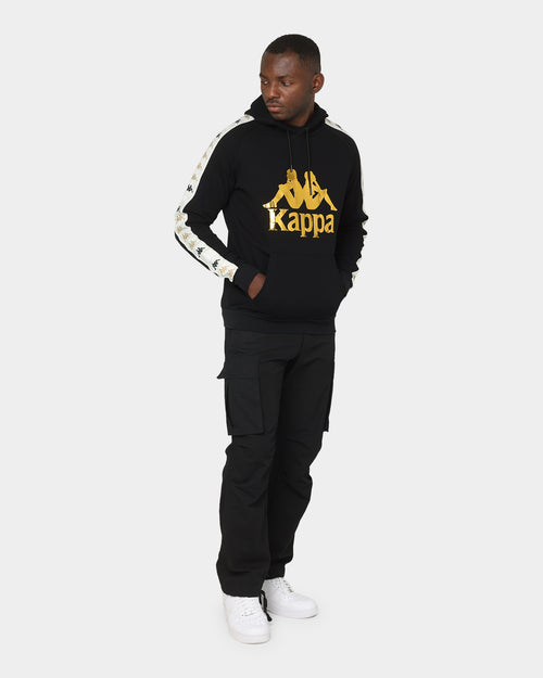Kappa 222 Banda Hurtadof Hoodie Black/Grey Vapo