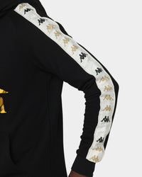 Kappa 222 Banda Hurtadof Hoodie Black/Grey Vapo