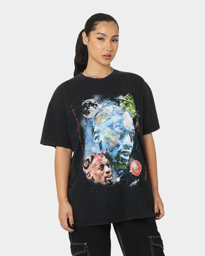 Rodman Brand Astro Head Vintage T-Shirt Black Wash