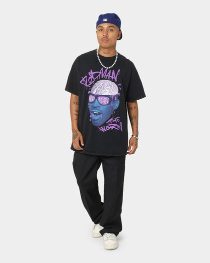 Rodman Brand The Worm Brain Vintage T-Shirt Black Wash