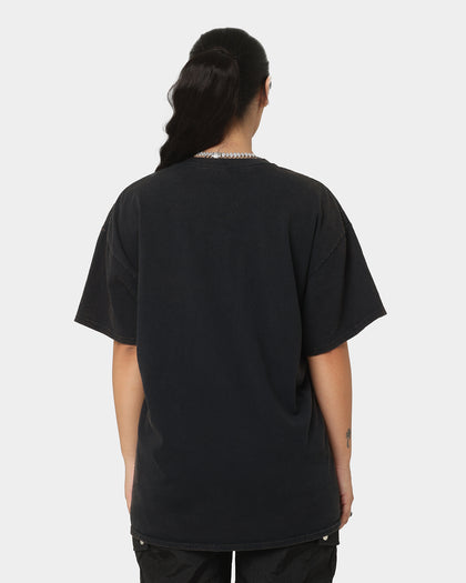 Rodman Brand The Worm Face Tats Vintage T-Shirt Black Wash