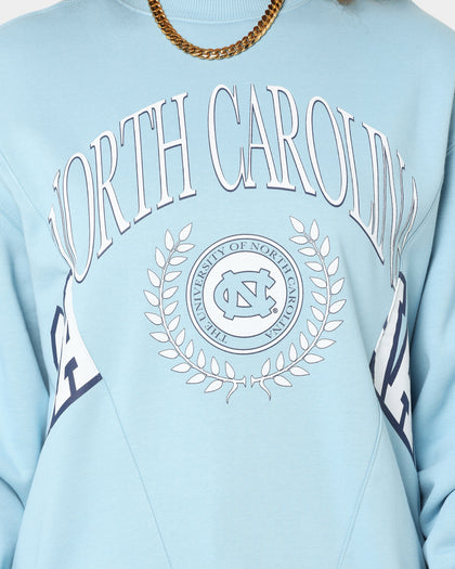 NCAA Women's UNC Tar Heels Vintage Split Crewneck Carolina Blue