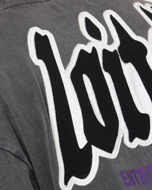 Loiter Retrograde Vintage T-Shirt Charcoal