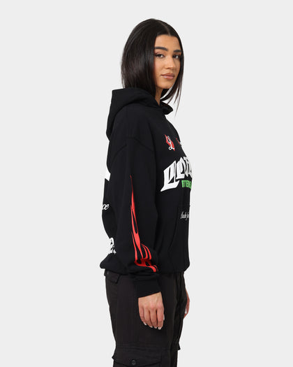 Loiter Void Multi Logo Hoodie Black/Multi