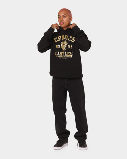 Crooks & Castles Fairfax Varsity Hoodie Hot Black/Gold