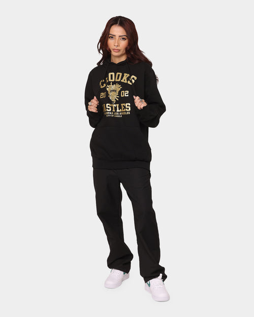 Crooks & Castles Fairfax Varsity Hoodie Hot Black/Gold