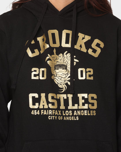 Crooks & Castles Fairfax Varsity Hoodie Hot Black/Gold