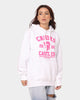 Crooks & Castles Fairfax Varsity Hoodie Hot Pink/White