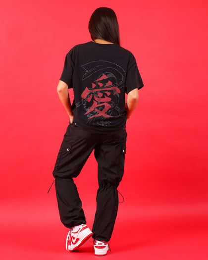 Goat Crew X Naruto Gaara Vintage T-Shirt Black Wash