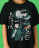 Goat Crew X Naruto Rock Lee Vintage T-Shirt Black Wash