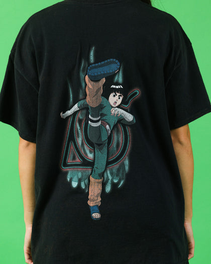 Goat Crew X Naruto Rock Lee Vintage T-Shirt Black Wash