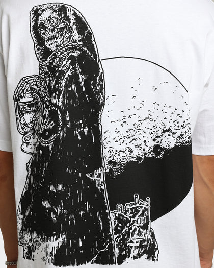 Rats Get Fat X Funeral French FF Reaper T-Shirt White