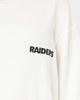 Majestic Athletic Women's Las Vegas Raiders Bandana Paisley Crewneck Optic White