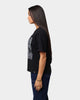 Majestic Athletic Women's Las Vegas Raiders Paisley Panel Print T-Shirt Black