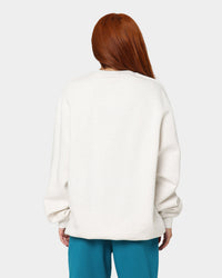 Mitchell & Ness Women's Miami Dolphins National Crewneck White Marle