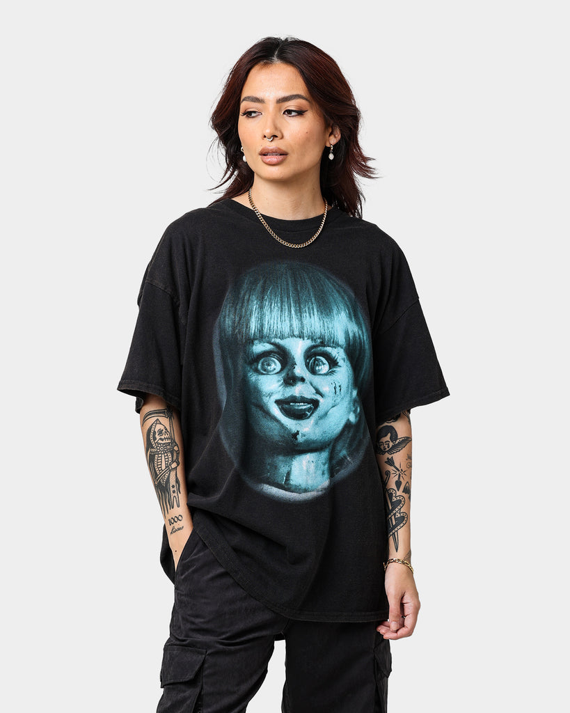American Thrift X Annabelle Doll Vintage T-Shirt Black Wash | Culture Kings