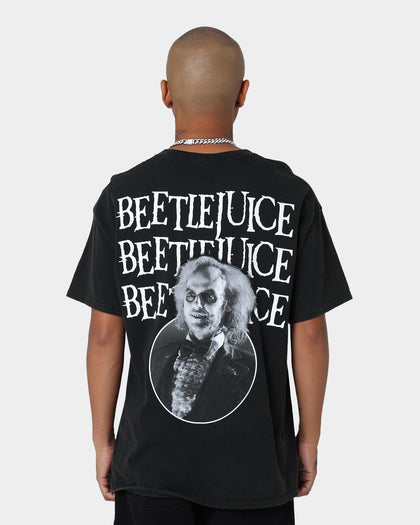 American Thrift X Beetlejuice Here Lies Vintage T-Shirt Vintage Black