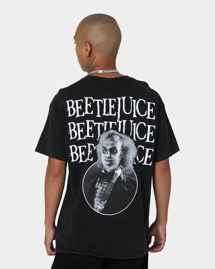American Thrift X Beetlejuice Here Lies Vintage T-Shirt Vintage Black