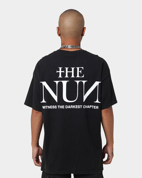 American Thrift X The Nun The Nun Face Vintage T-Shirt Black Wash
