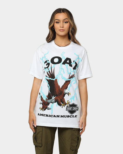 Goat Crew American Muscle T-Shirt White