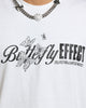 Rats Get Fat Butterfly Effect Muscle T-Shirt White