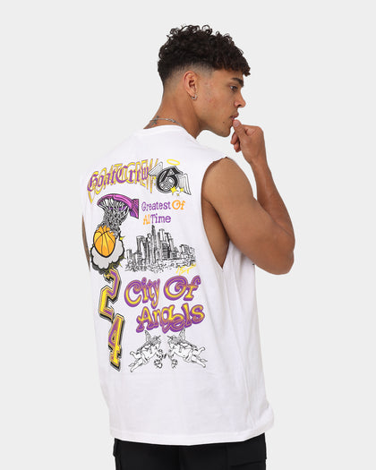 Goat Crew City Of Angels Muscle T-Shirt White