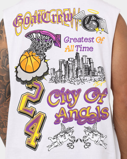 Goat Crew City Of Angels Muscle T-Shirt White