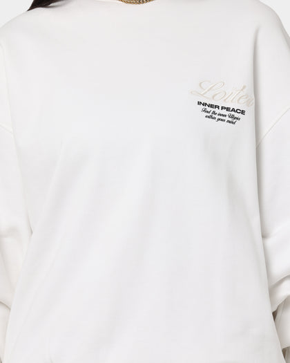 Loiter Aura Premium Crewneck Off White