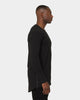 Saint Morta Edition Drop Tail Long Sleeve T-Shirt Black