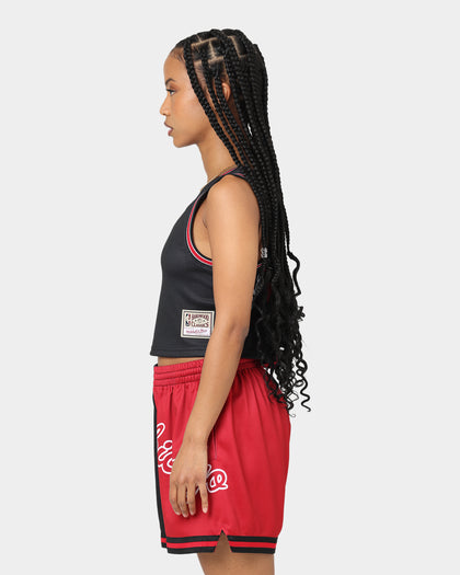 Mitchell & Ness Women's Chicago Bulls Big Face 5.0 Crop Tank Top Red