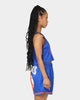Mitchell & Ness Women's New York Knicks Big Face 5.0 Crop Tank Top Blue