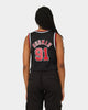 Mitchell & Ness Women's Chicago Bulls Dennis Rodman #91 NBA Cropped Jersey Black