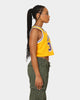 Mitchell & Ness Women's Los Angeles Lakers Earvin "Magic" Johnson #32 NBA Cropped Jersey Yellow/Purple