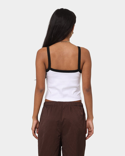 X-Girl Women's Basic Oval Logo Singlet White