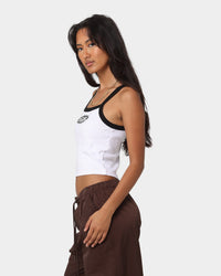 X-Girl Women's Basic Oval Logo Singlet White
