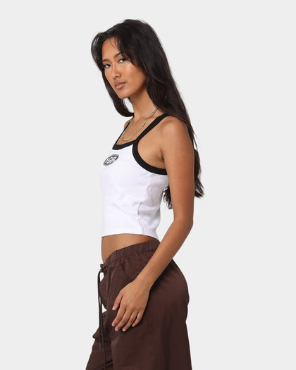 X-Girl Women's Basic Oval Logo Singlet White