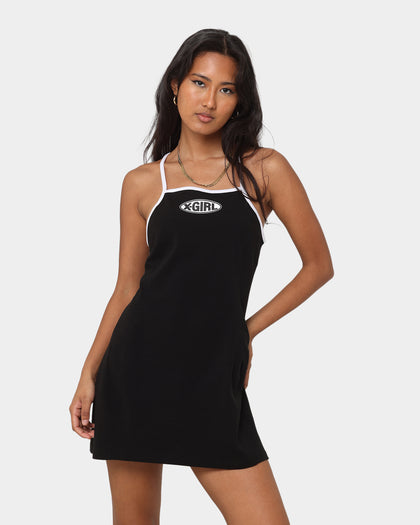 X-Girl Women's Basic Oval Logo Tennis Dress Black