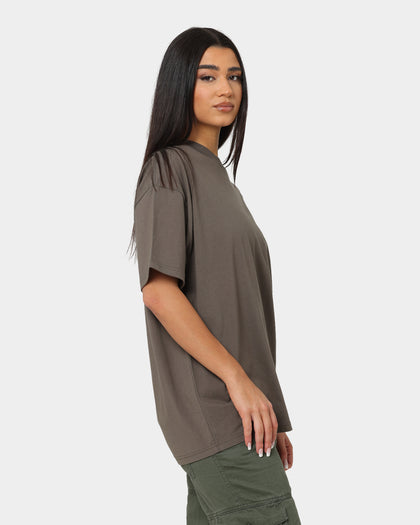 X-Girl Women's Butterfly T-Shirt Brown