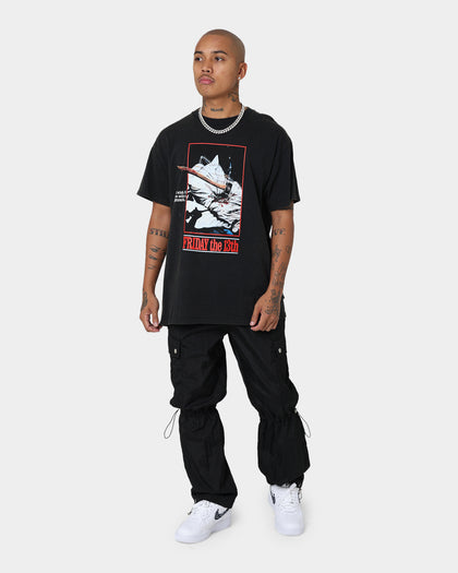 American Thrift X Friday the 13th Friday the 13th Vintage T-Shirt Vintage Black
