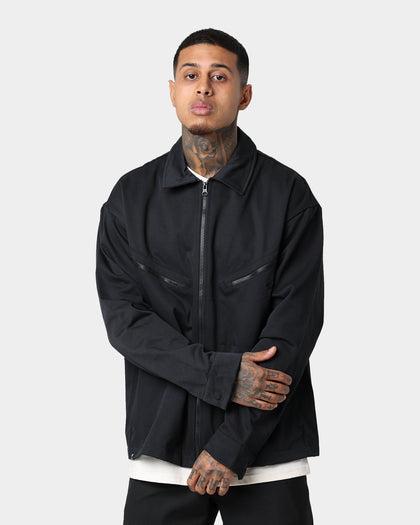 Adidas Trefoil Twill Blouson Jacket Black
