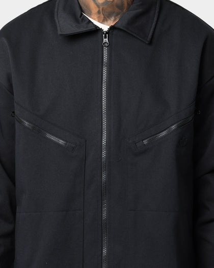 Adidas Trefoil Twill Blouson Jacket Black