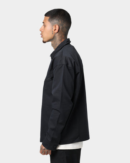Adidas Trefoil Twill Blouson Jacket Black