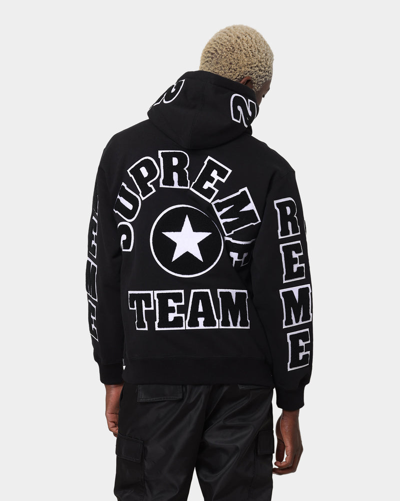 Supreme Team Chenille Hoodie Black