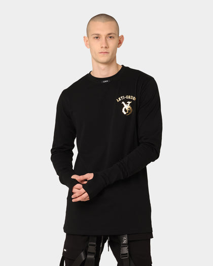 The Anti Order Antidote Legion Long Sleeve T-Shirt Black/Gold
