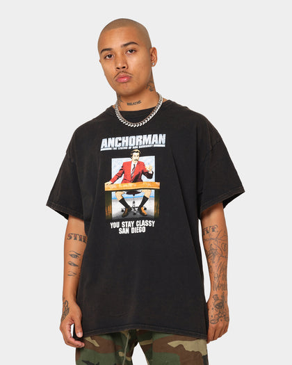 American Thrift American Thrift X Anchorman Anchorman T-Shirt Black Wash