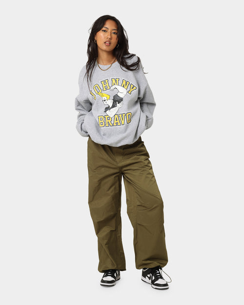 American Thrift X Johnny Bravo Johnny Bravo Crewneck Grey