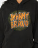 American Thrift X Johnny Bravo Johnny Bravo Vintage Hoodie Black Wash